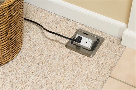 electrical concrete floor box|recessed floor outlet boxes.